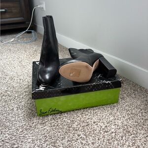 Sam Edelman Sleek Black Heeled Boots